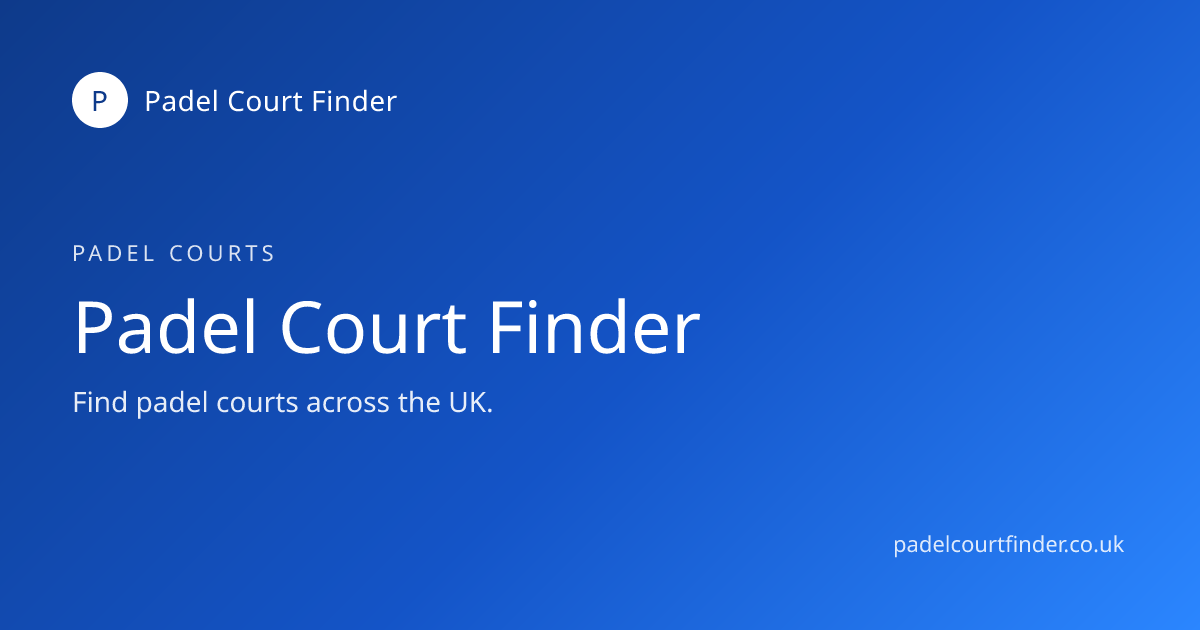 Racketeer - Padel Court in London | Padel Court Finder | Padel Court Finder